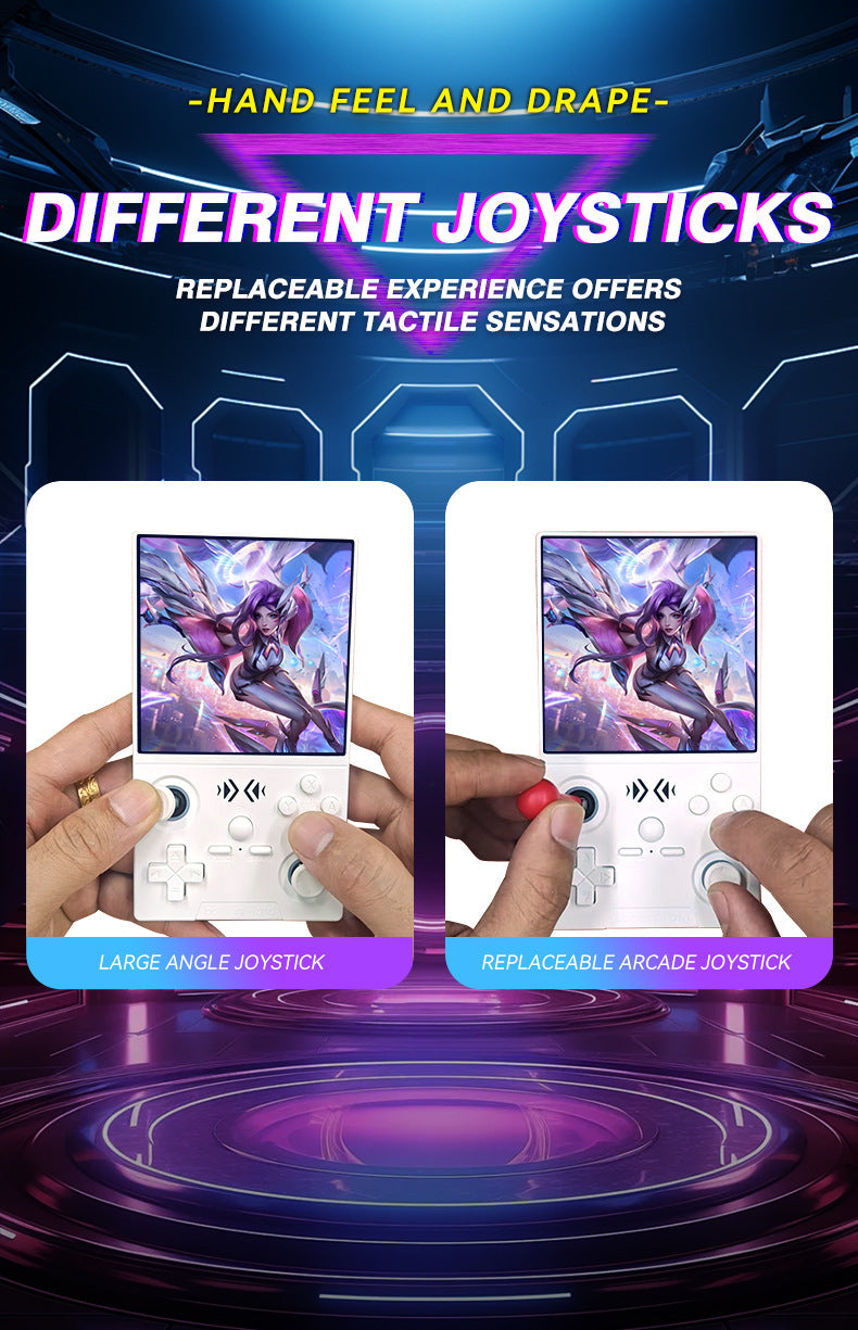4.0 4" inch XF40V IPS HD Linux wifi 3D big joysticks RGB 4000mAh  rechargable PSP games Handheld  Player console