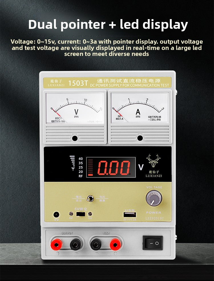 Adjustable DC regulated power supply meter Laptop Mobile Phone Repair special pointer voltage and current detector Laptop Mobile Phone Repair tools