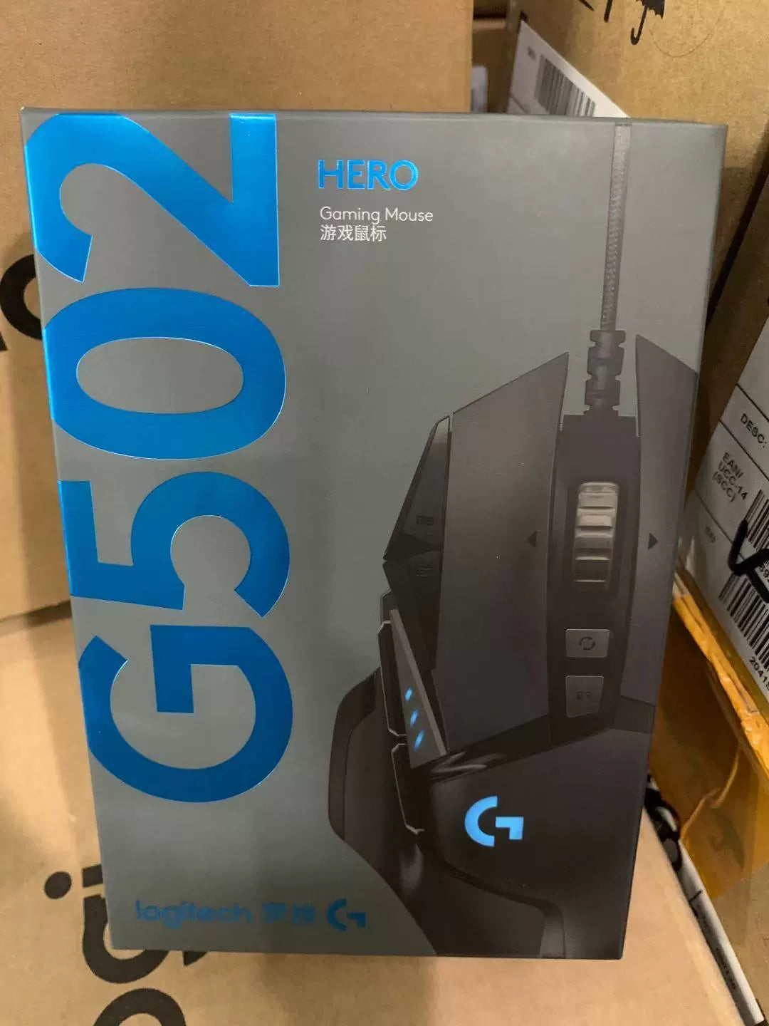 Boxed genuine, Logitech G502hero wired game mouse KDA League of Legends se Panda Collection