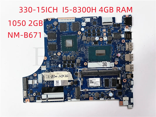 (Shipping fee not include) lenovo  motherboard system board330-15ICH 5B20R46734 I5-8300H  4GB 1050 2GB NM-B671