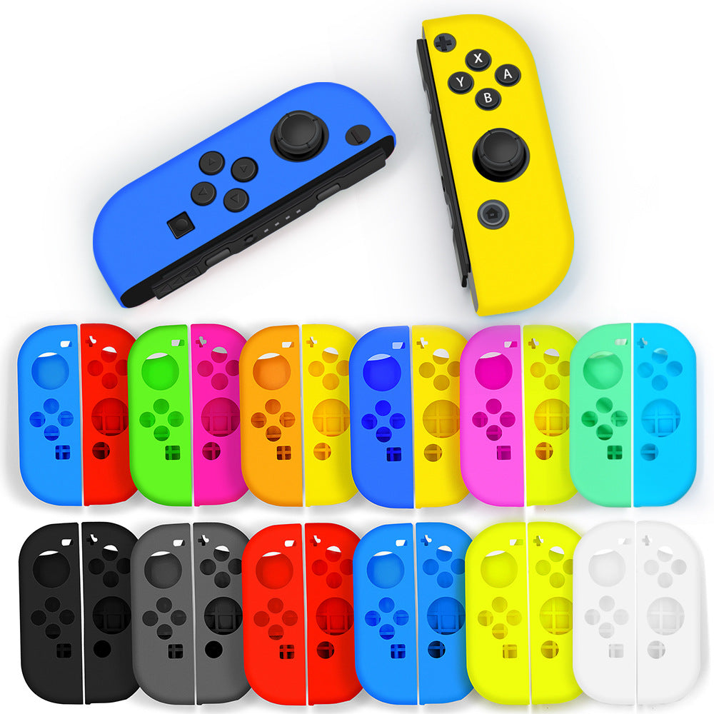Switch protective case for nintendo switch joycon silicone case handle protective case spray feel oil