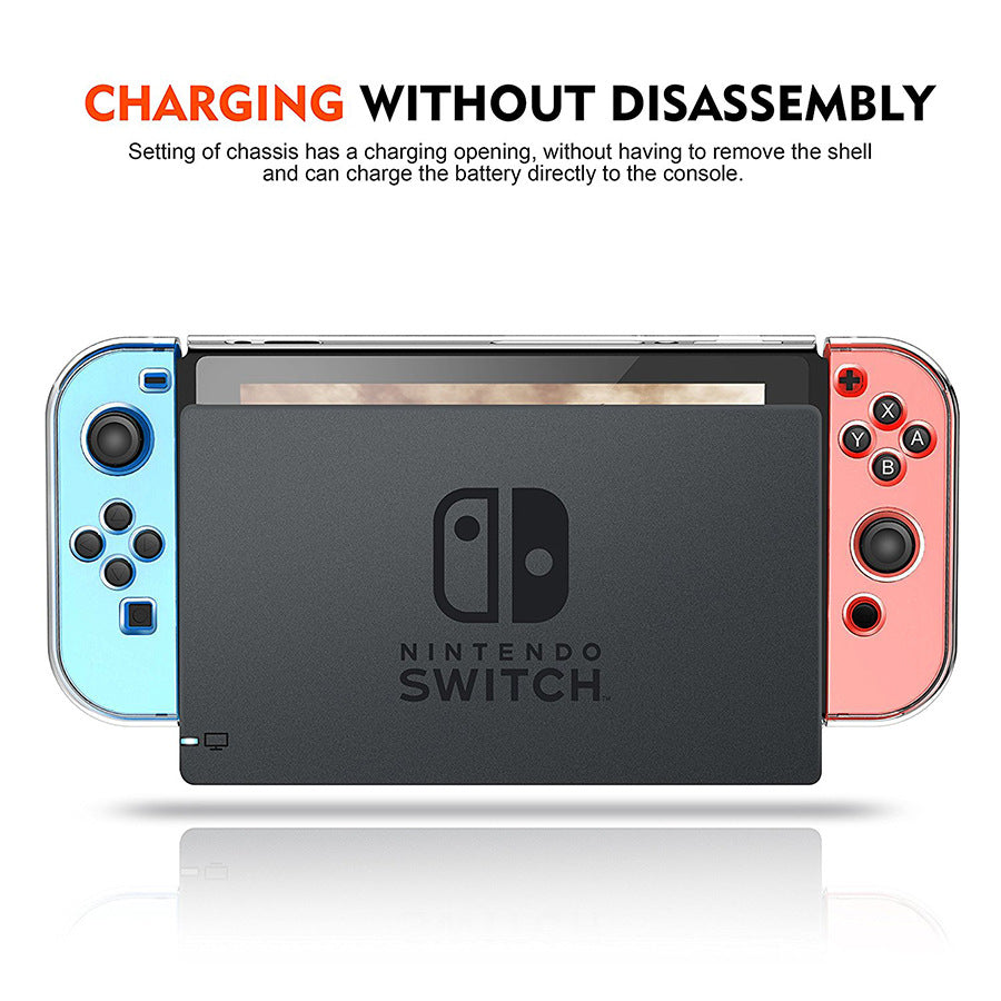 Suitable for Nintendo switch crystal case switch host protective case PC hard case NS game console protective case