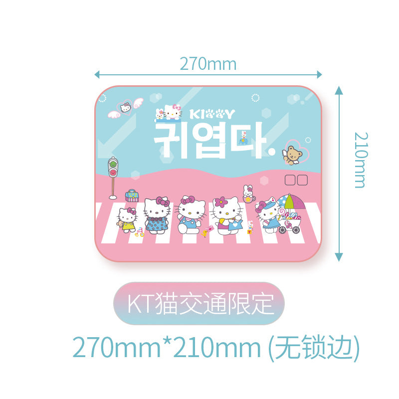 Mouse pad Large enlarged rubber table pad Mouse ++ non-slip keyboard pad Cartoon game desk pad Computer accessories