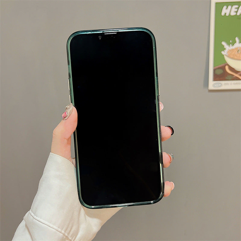 Accessories Guofeng Green God of Wealth for iphone14Promax Apple 13 mobile phone case 11 men and women 12 matte hard case