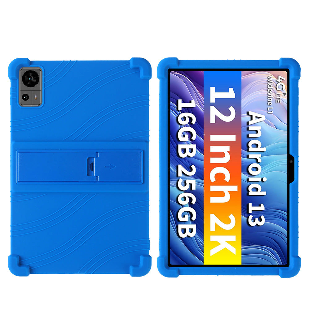 Applicable Teclast T60 tablet protective case 12 inches with bracket anti-drop silicone protective cover TLA001 Protect case