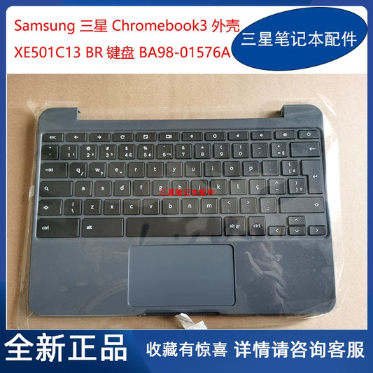 (Shipping fee not include)Samsung 笔记本 Chromebook3 XE501C13 C壳 A壳 BR 键盘 BA98-01576A