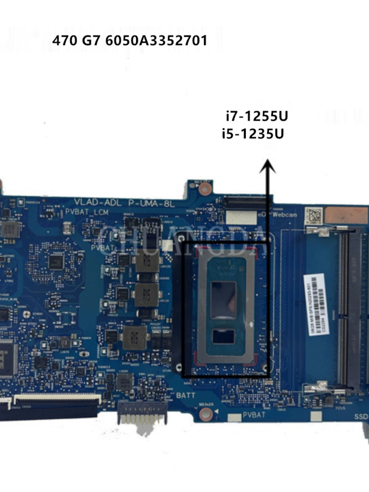 (Shipping fee not include)HP X360 14-DH 18742-1 19798-1 L51138-601 L67766-601 motherboard