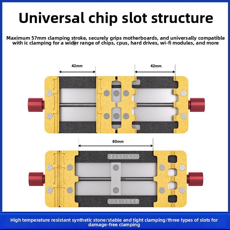 S3 new type, multi-functional maintenance fixture, glue removal, three card slot design, suitable for various types of main board chips repair tool
