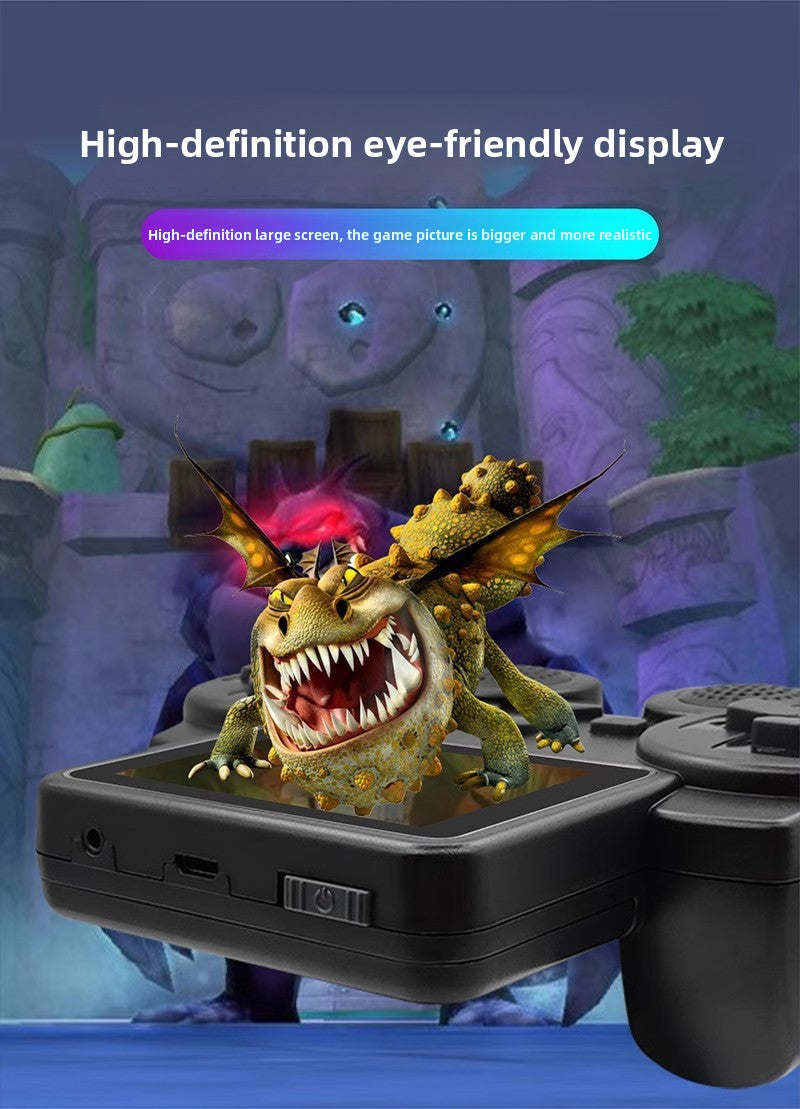 Handheld console 2in1 S10  520games HD 1020mAh type C rechargable games Handheld Game Player console