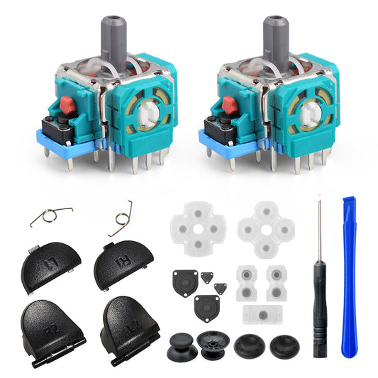 PS4 handle repair accessories PS4 handle 3D rocker mushroom head conductive glue L1R1L2R2 button
