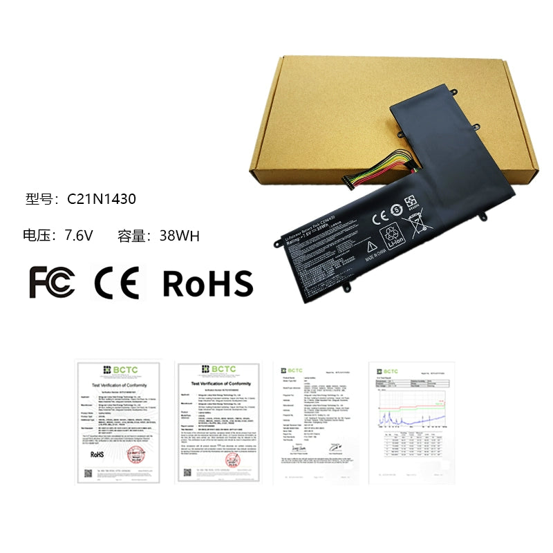 (Shipping fee not include)全新for for ASUS  Chromebook C201PA_C-2A  replacement  battery   C21N1430