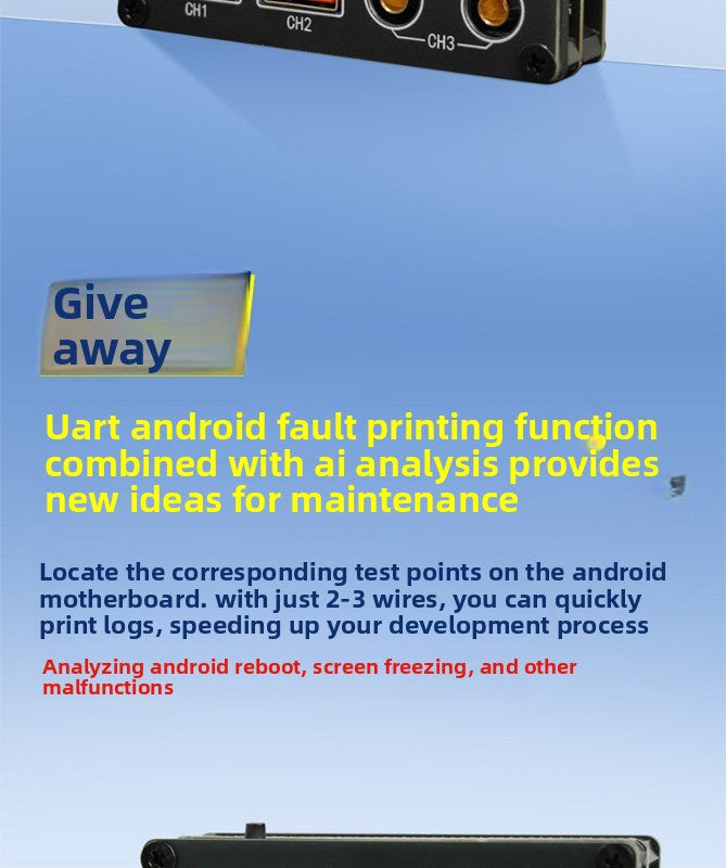 ATV1 High Precision, Multifunctional Current Meter Android UART Fault Analysis, Current Scale Prompt repair tool
