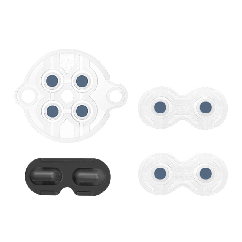 Gamepad conductive glue ps4 handle silicone buttons, suitable for 360 white conductive buttons silicone wholesale