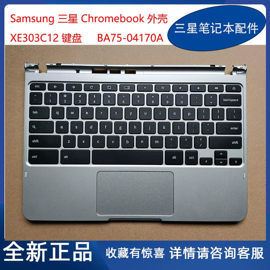 (Shipping fee not include)全新 Samsung 笔记本Chromebook XE303C12 外壳C壳 键盘 BA75-04170A