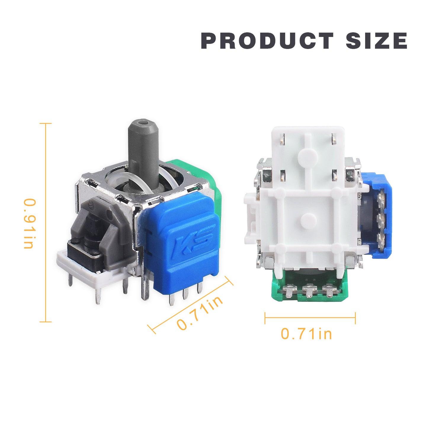 JS13 PRO upgrade PS5 Hall joystick for XBOX PS4 TMR reluctance joystick handle 3D joystick