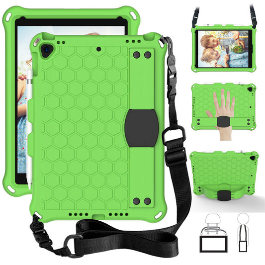 For iPad Air5 10.9 Honeycomb Case ipad9.7 Strap 10.2 Flat Case mini6 Anti-drop Case protective Accessories