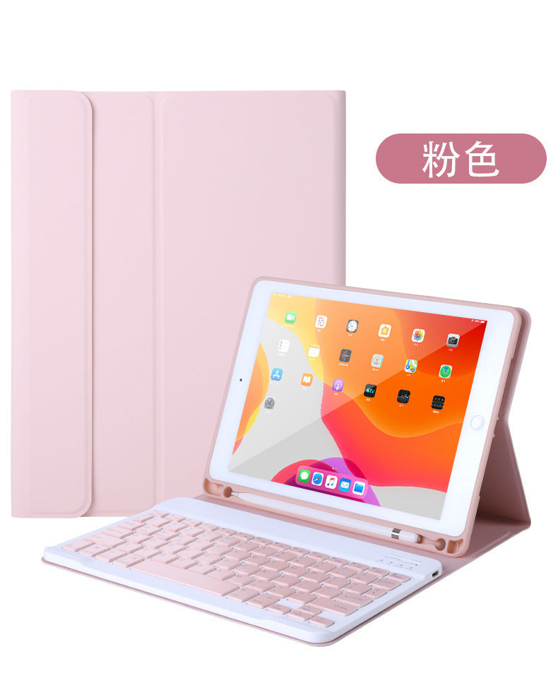 Applicable iPadPro11 touch bluetooth keyboard air5 protective case 10.9 candy leather case mini6 soft case 10.2protective Accessories