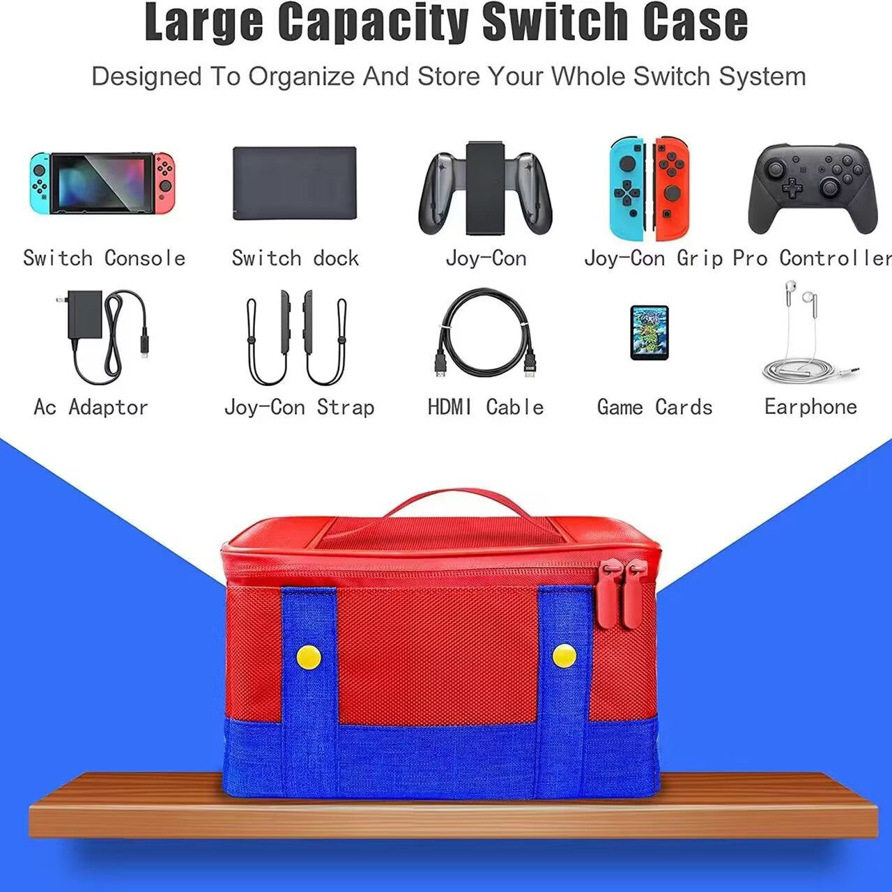 Applicable to Nintendo switch host storage bag switch OLED suspenders canvas bag multi-function bag