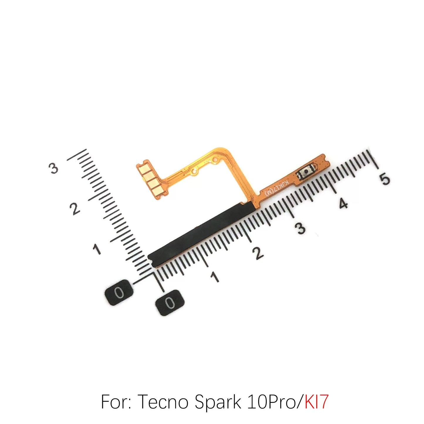 For Tecno Camon20 Spark7 10Pro Power cable Switch on of ribbon flex CK6n CK7n KE5 KF6 K17