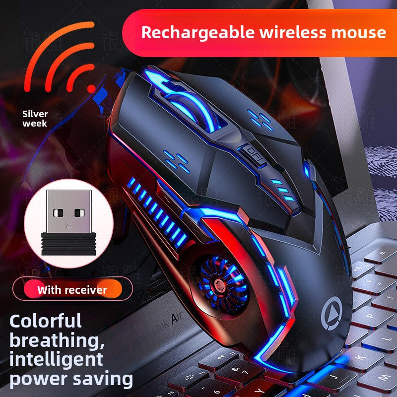 Silver Condor A9 Luminous Mute Game Wireless Mouse Girls Pink Laptop Accessories Private Mold Wholesale