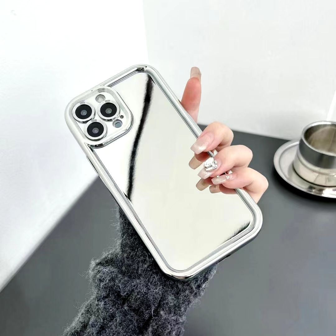 Accessories New 12 Silver Plating 11 Angel Eye Makeup Mirror 13 Mirror 15Pro Applicable to Apple 15promax Trend