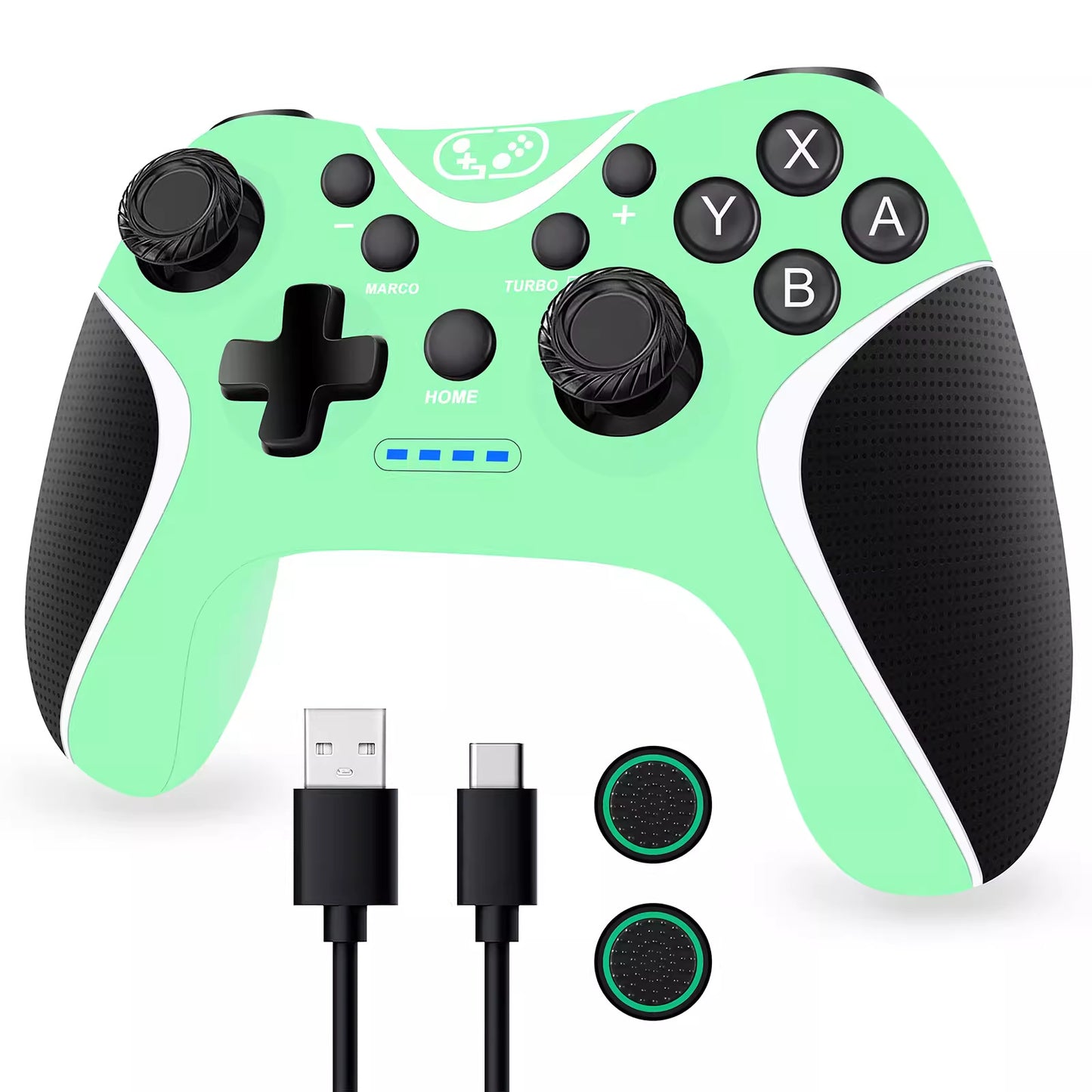 SWITCH gamepad NS wireless controller custom back button programming continuous Bluetooth wireless controller