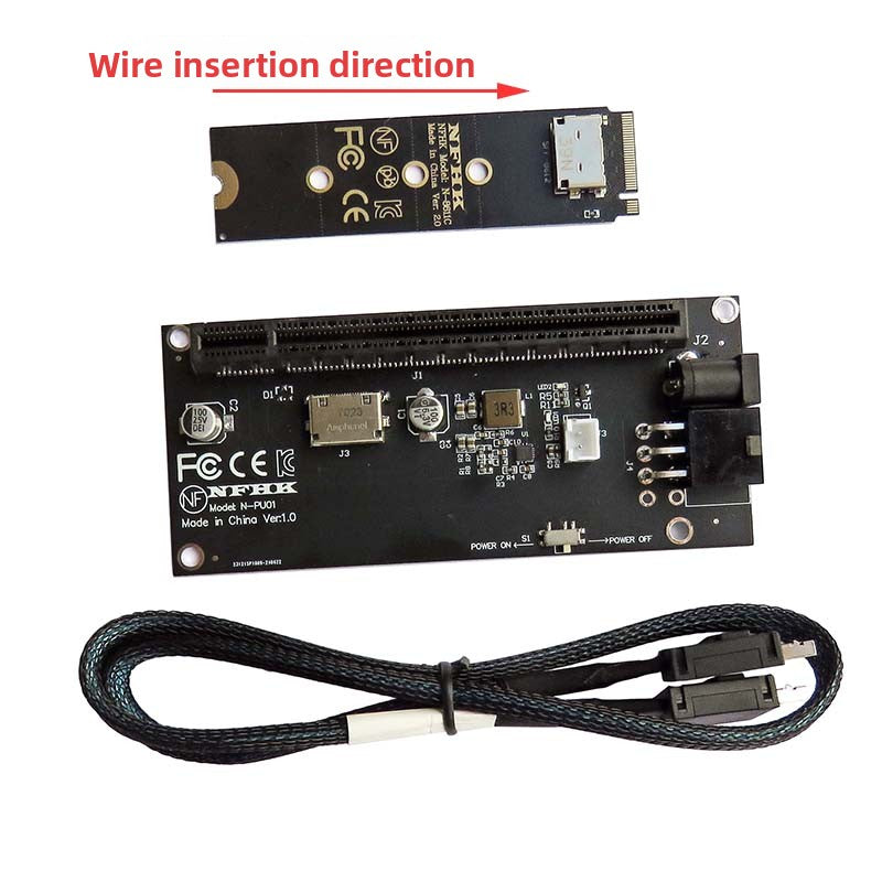 Server Power Supply NVMe M.2 to Oculink SFF-8612 External Graphics eGPU Adapter Repair Tools