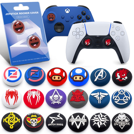 PS5 handle silicone cap PS5 silicone button cap P5 gamepad joystick protective cover, protective cap set