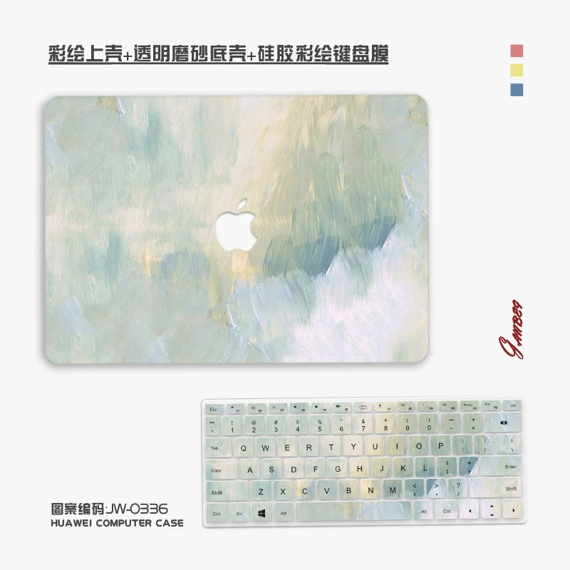 Color painting for MacBook Air Pro 11 "12" 13 "14" 15 "16" Neo A3404 A3426 A3427 A3428 A3429 A3449 A3448 A3434 A3403 A3186 A3402 A3401 A3112 A3185 A3114 A3241 A3113 A3240 Case Laptop accessories