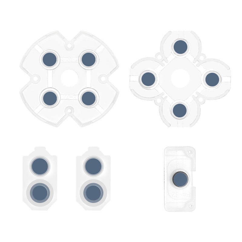 Gamepad conductive glue ps4 handle silicone buttons, suitable for 360 white conductive buttons silicone wholesale