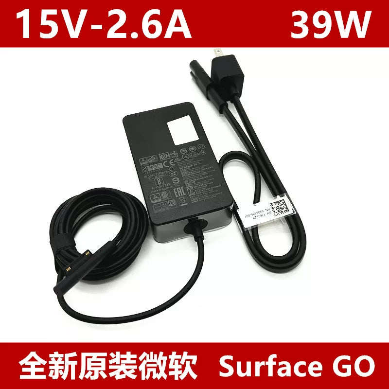 Genuine New Adapter Microsoft 1963 39W Power Supply Adapter Charger For Surface GO 1963 15V 2.6A power supply Microsoft surface laptop repair parts