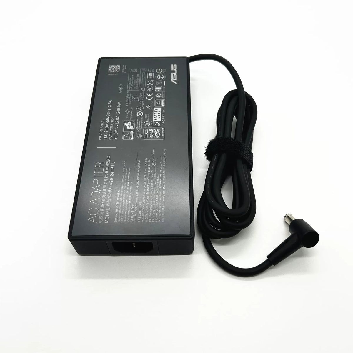 Genuine A20-240P1A 20V 12A 240W 6.0x3.7mm adapter for Asus ROG Strix Zephyrus TUF Gaming laptops Strix Scar 15/17 Zephyrus S15 S17 G15 GX550 G733 Charging power supply ADP-240EB B 0A001-00970000 0A001-00970200 ASUS laptop repair parts