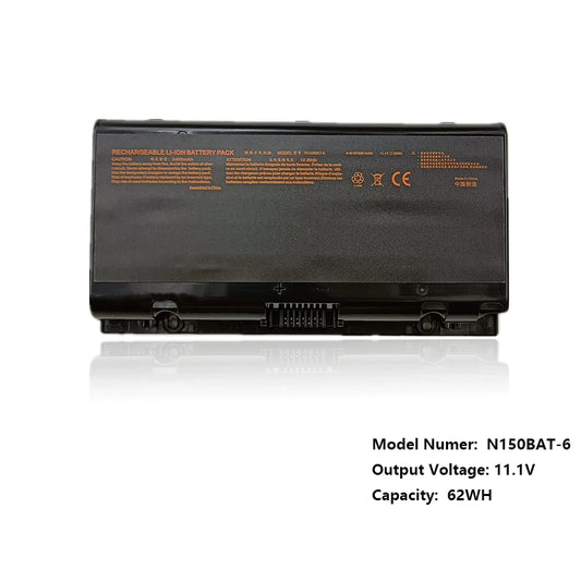 (Shipping fee not include)Hasee  battery 师T57魔法师M5 战神Z6 Z7M雷神G150T 170T N150BAT-6 repalcement battery