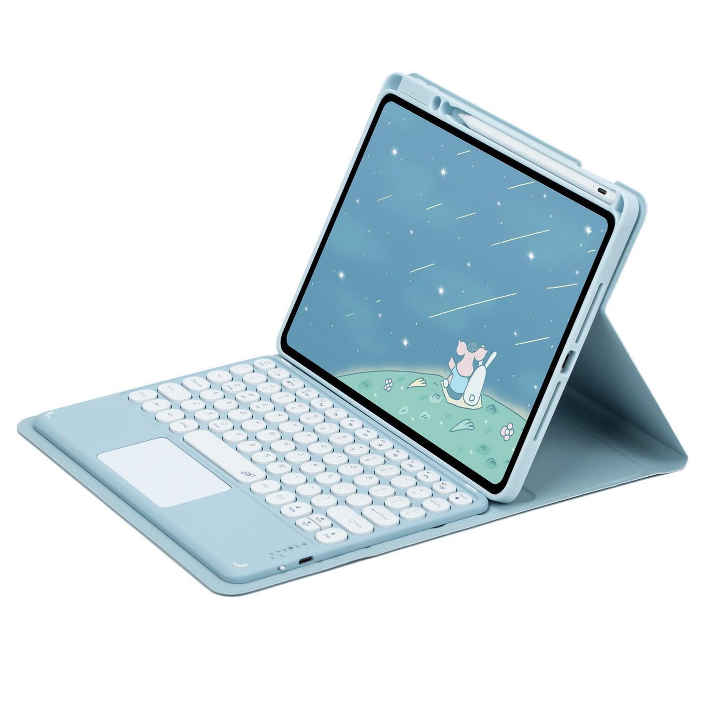 Applicable iPad10th generation rotating protective case 9th generation 10.2 touch Bluetooth keyboard Air4 magnetic suction 5 leather case 10.9 inch protective Accessories