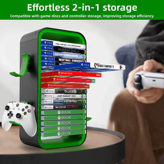 Xbox Multifunction PS5 Game Disc Holder Game Small Disc Holder Storage Rack without Double Charge KP06