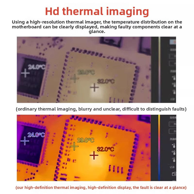 Thermal imaging diagnostic instrument for mobile phone, computer tabelt pc main board repair main board fault detection Laptop Mobile Phone Repair tools