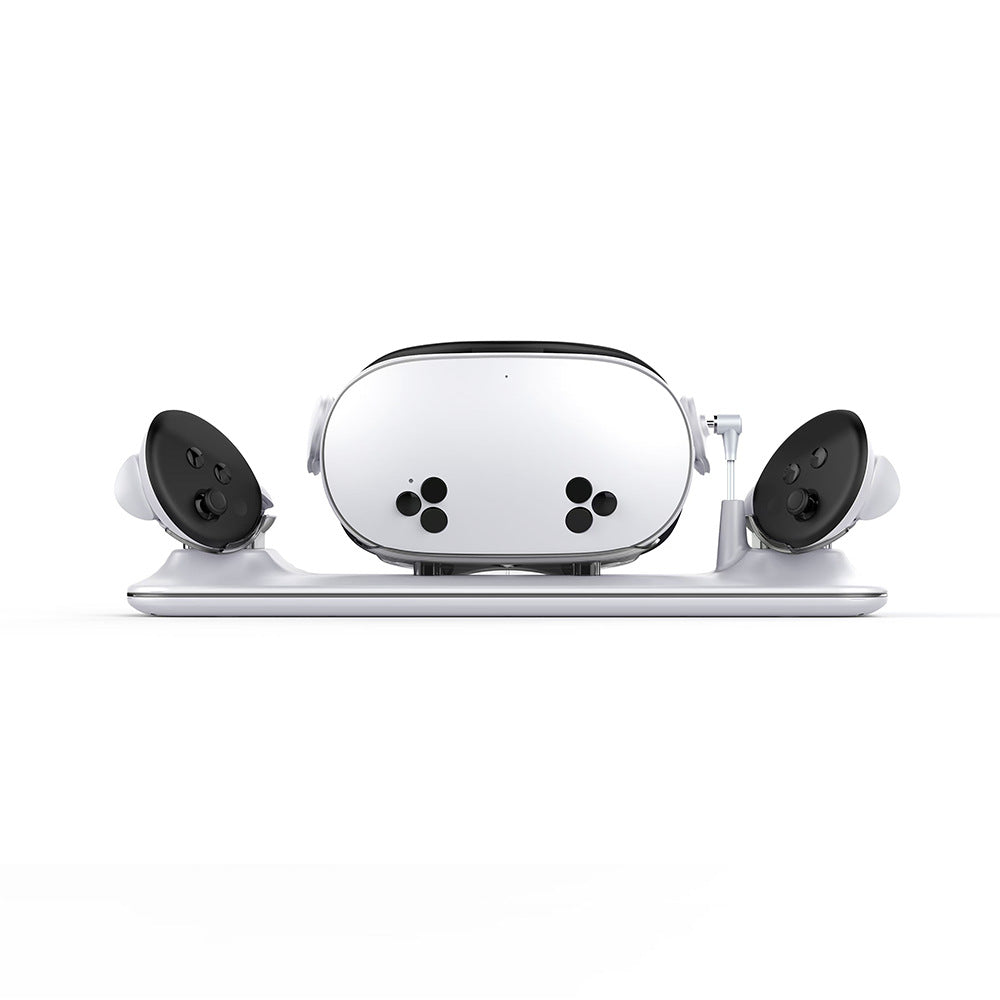 Meta Quest 3S Wireless Magnetic Fast Charging Base Cool RGB Meta 3S Fast Charger with Battery