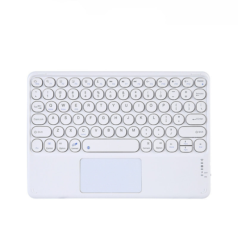 For iPad Tablet Keyboard 10 Inch Round Cap Color Touchpad Touch Bluetooth Keyboard Round Keycap Huawei Keyboard protective Accessories