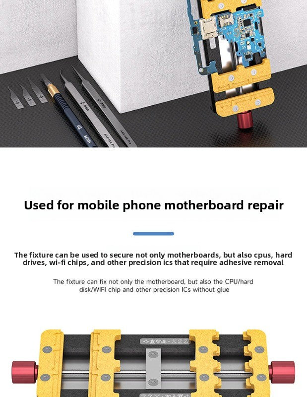 S3 new type, multi-functional maintenance fixture, glue removal, three card slot design, suitable for various types of main board chips repair tool