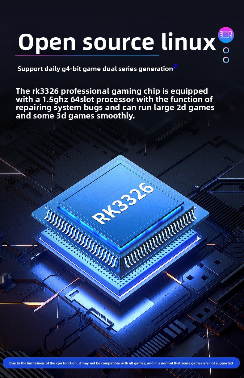 4" inch XF40H IPS HD RGB display WIFI Online match fight Linux Dual 3D joysticks RGB 4000mAh  rechargable supporting 2.4G wireless Gamepad connected games Handheld Game Player console
