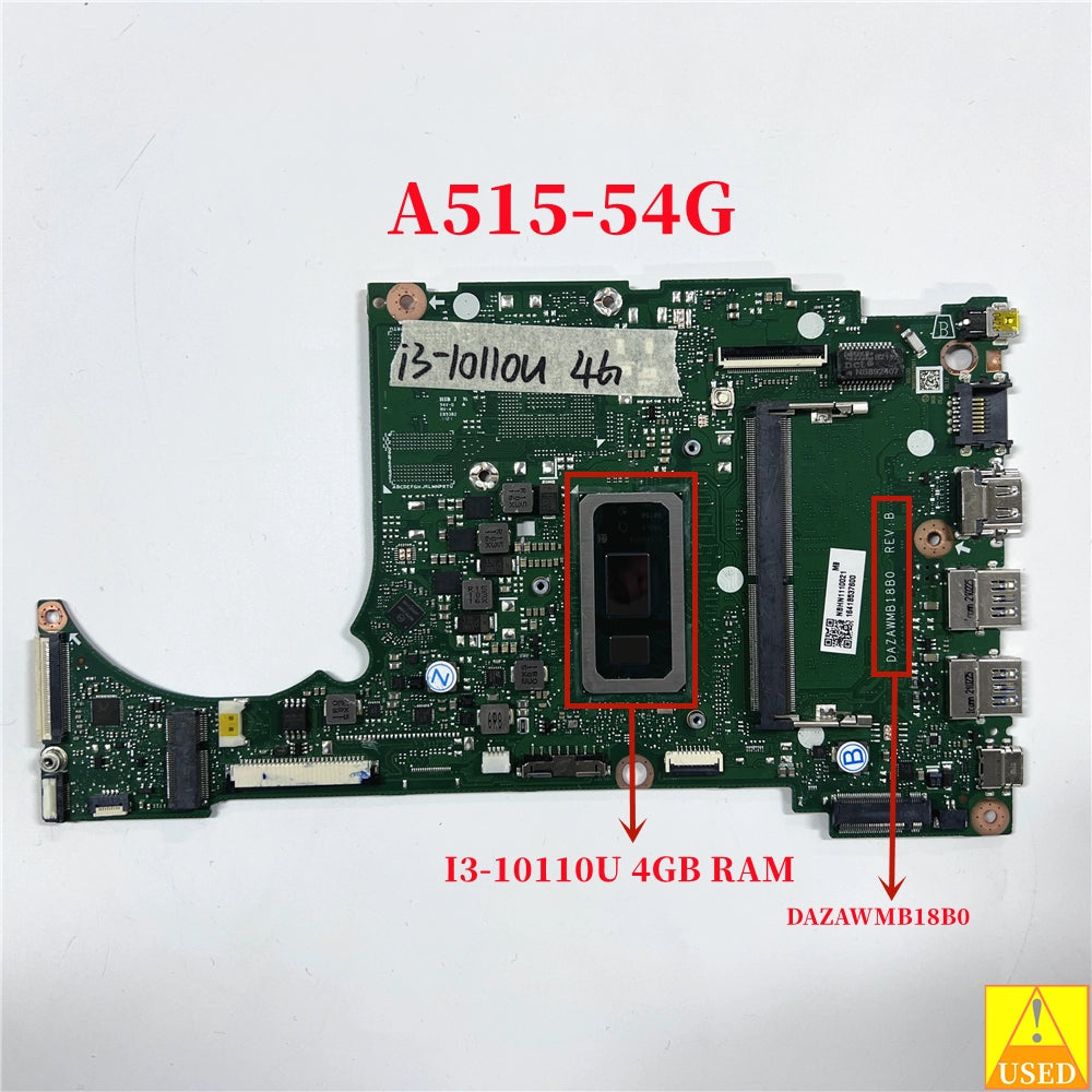 (Shipping fee not include)ACER A515-54G DAZAWMB18B0 I3-10110U 4GB