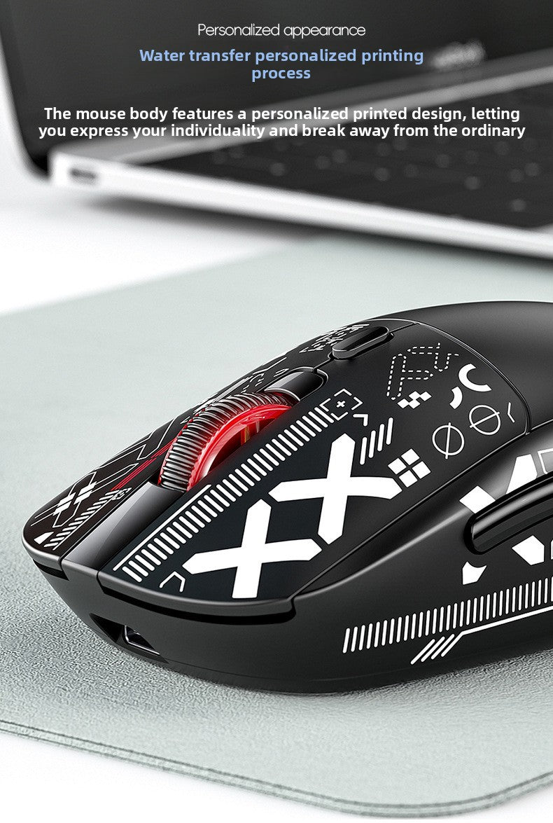 Silver Diao G18 Bluetooth wireless three-mode lightweight mouse game e-sports desktop computer RGB wired