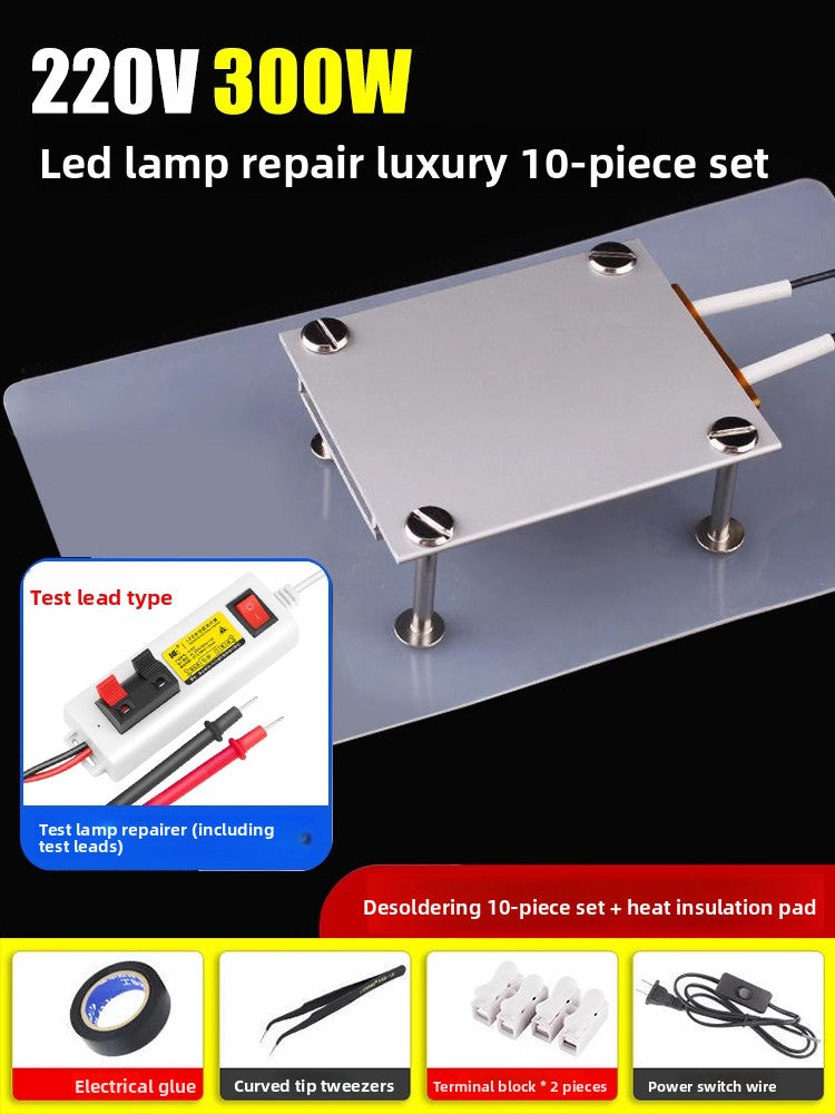 LED lamp bead dismantling and welding table BGA chip repair constant temperature heating table SMD light strip heating plate preheating table Repair tools
