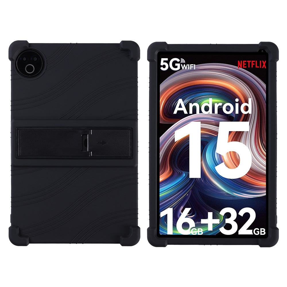 Applicable AEEZO KB1004 Tablet PC protective case 10 inch KB1001 soft silicone adjustment bracket protective case Protecting case