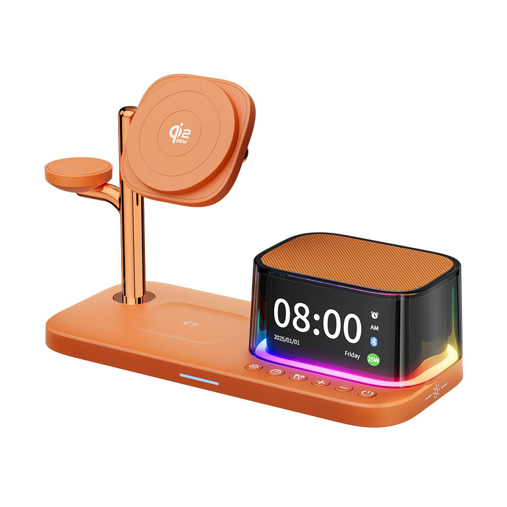 qi2.2 25w wireless charger semiconductor refrigeration wireless charging 3-in-1 bluetooth speaker wireless charging