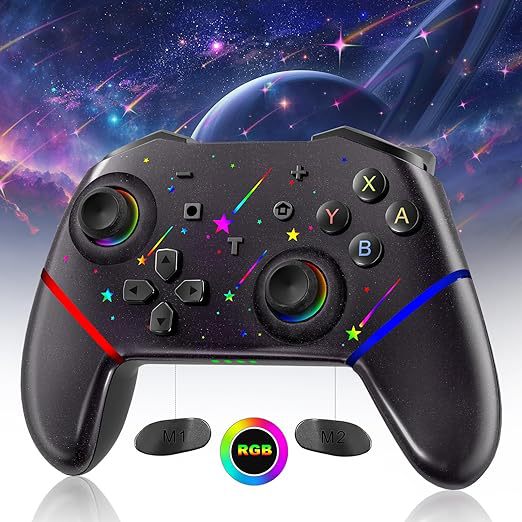 Switch glare RGB light effect gamepad supports iOS Android PCswitch computer controller