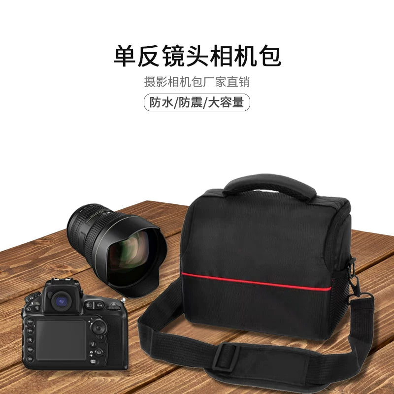 Canon Sony Single Shoulder Oblique Span Universal Camera Bag Micro Single SLR Moisture-proof Waterproof Shockproof Portable Digital Camera Bag Digital camera accessories