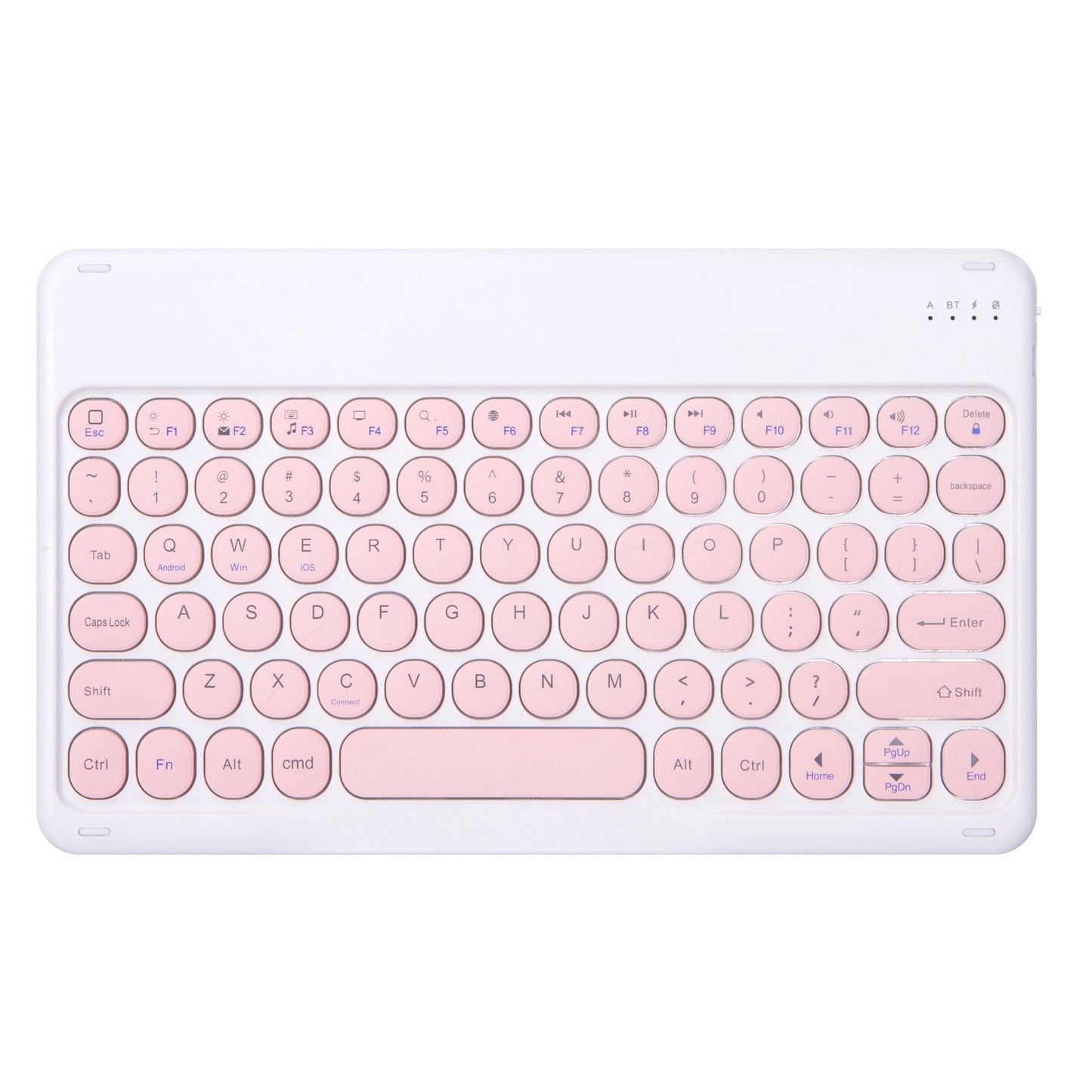 For iPad Samsung Huawei Xiaomi Lenovo Google TCL Tablet Wireless Bluetooth Keyboard 10 Inch Round Cap protective Accessories