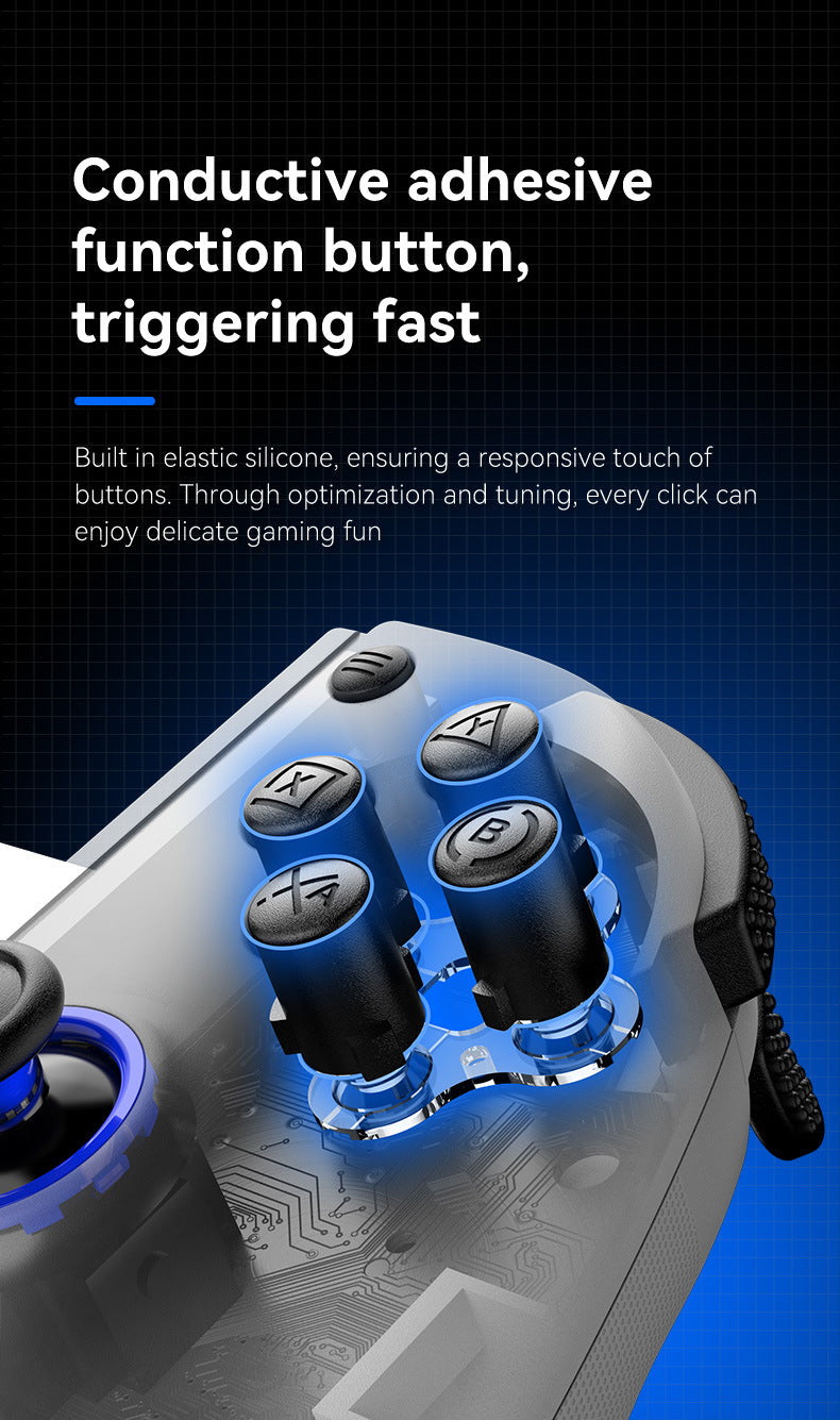 D11  Stretch Game Streaming Handle Wireless Hall Trigger Macro Back Key Switch/Android /IOS/PC