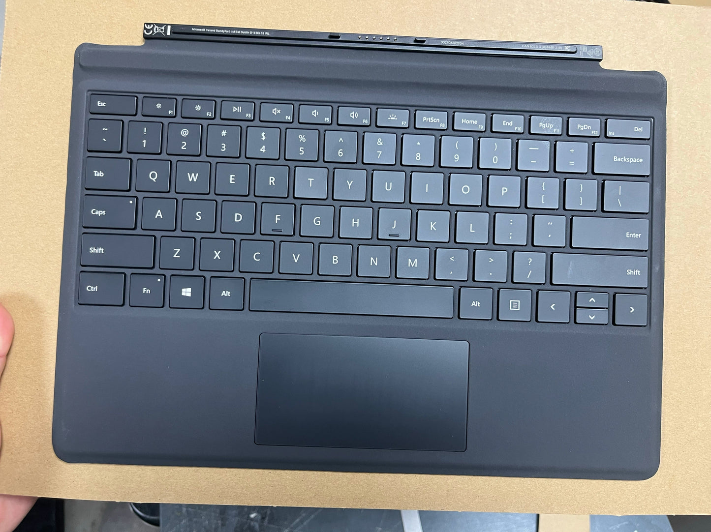 Surface pro4 5 6 7 7pro original keyboard, burgundy 1724 1796 1866 1960 keyboard